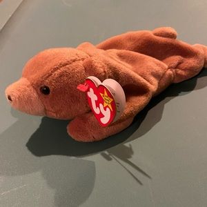 NWT BEANIE BABY - “Cubbie” Bear, kept in collector case.